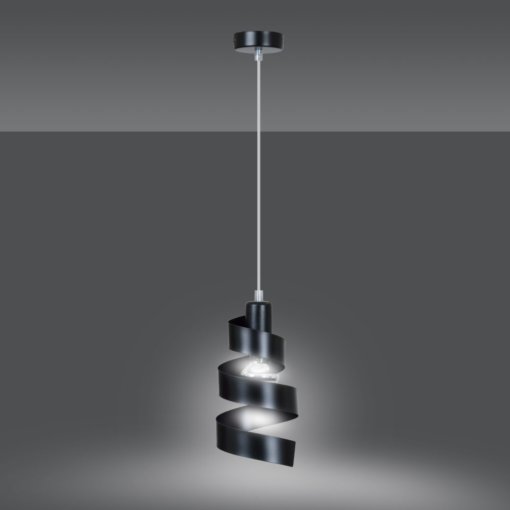 SAGA 1 BLACK 352/1 lampa wisząca sufitowa najnowszy design czarna