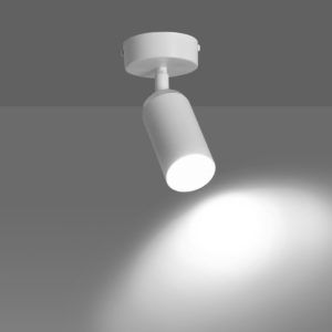 HERA 1 WHITE 961/1 spot sufitowy reflektor LED regulowany biały chrom