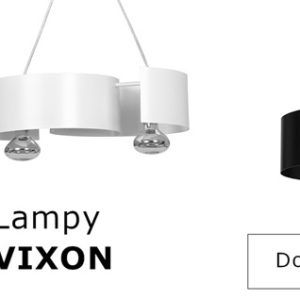 VIXON 3 WHITE 306/3 nowoczesna lampa wisząca chrom biała