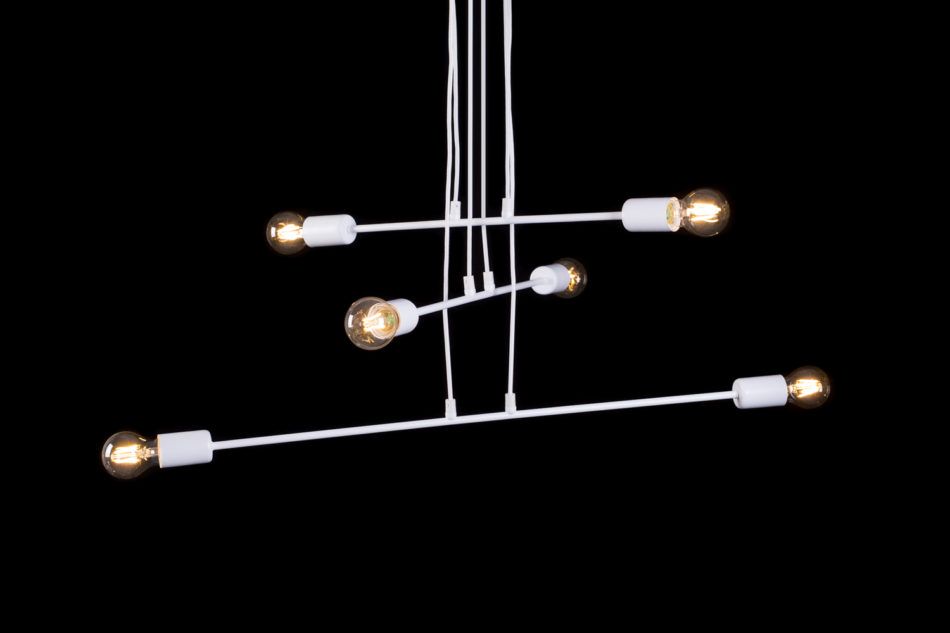 MULTIPO 4 WHITE 697/4 lampa wisząca loft regulowana oryginalny design
