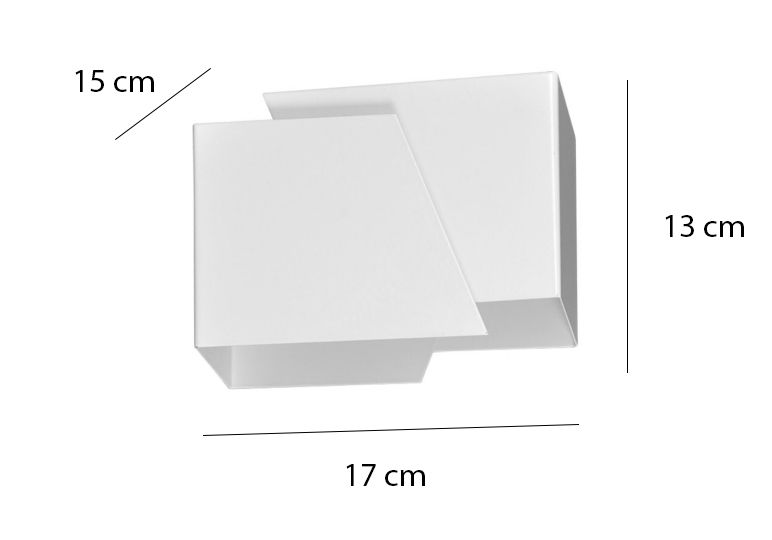 FROST WHITE 940/1 nowoczesny kinkiet ścienny biały LED