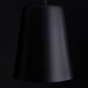 MILGA 1 BLACK-GOLD 415/1 nowoczesna lampa wisząca czarna środek złoty