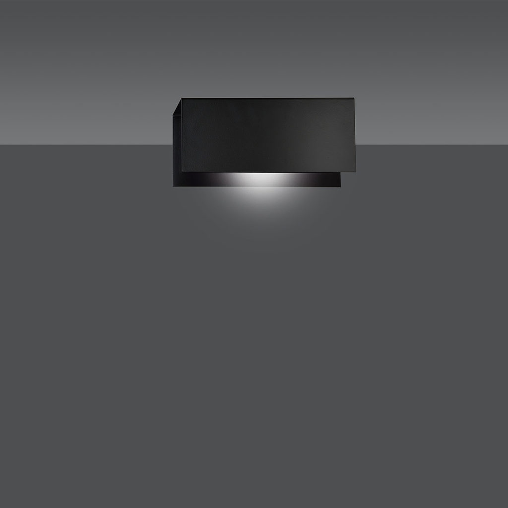 GENTOR K1 BLACK 672/K1 oryginalny kinkiet ścienny czarny LOFT metalowy LED