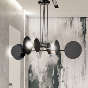 IDEA 4 BLACK 792/4 lampa wisząca loft regulowana oryginalny design czarna