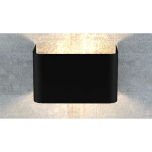 MANZ BLACK 742/1 kinkiet na ścianę czarny oryginalny design LED