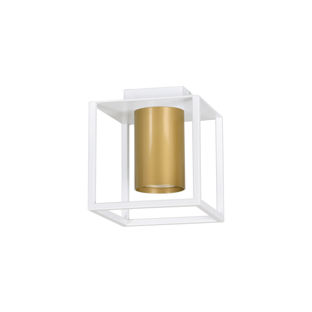 TIPER 1 WHITE / GOLD 978/1 spot halogen plafon sufitowy LED biało złoty design