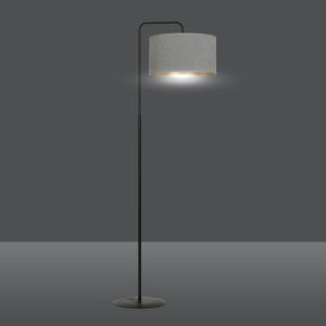 HILDE LP1 BL GRAY lampa podłogowa abażury nowoczesna