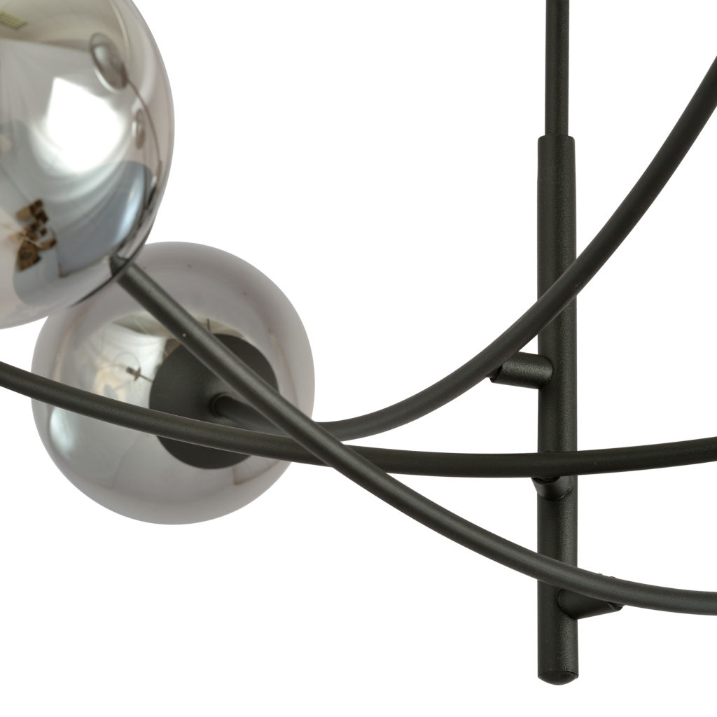 HUNTER 4 BLACK/GRAFIT 1100/4 lampa sufitowa żyrandol nowoczesny